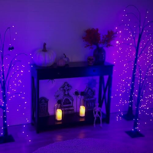 Haunted Hill Farm HHPTSET3-1PUR/BLK - 12